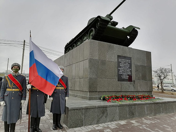 В Волгоградской области отреставрировали легендарный танк Т-34 «Челябинский колхозник»